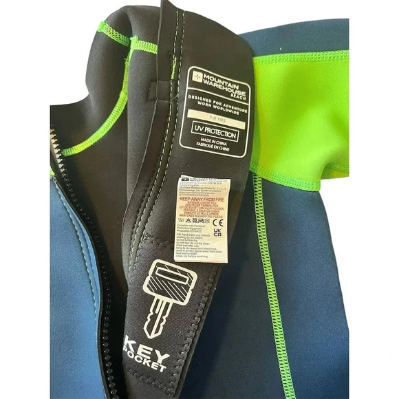 Mountain Warehouse Kids Shorty Wetsuit Multicolor Surfing UV Protection - Picture 7 of 7